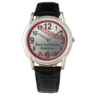 De Pulso Relógio personalizado do basebol para homens ou