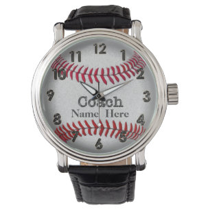 De Pulso Relógio personalizado dos treinadores do softball