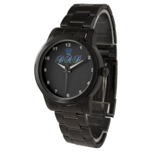 De Pulso Relógio preto desproporcionado do bracelete do PA