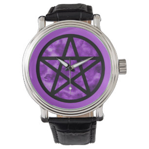 De Pulso Relógio roxo do Pentacle