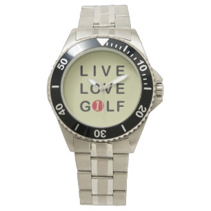 De Pulso relógio vivo do golfe do amor