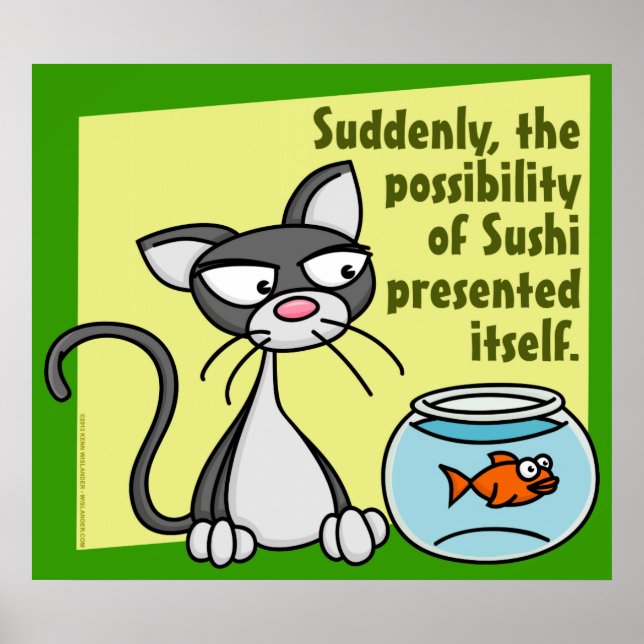 De repente, Sushi Poster (Frente)