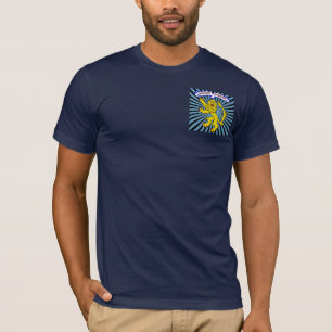 De Scotland t-shirt desenfreado do símbolo do le