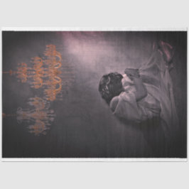 De Seda A Arte da Tristeza 2 Decoupage Papel Tecido