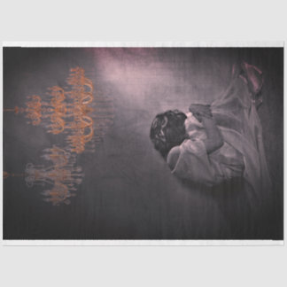 De Seda A Arte da Tristeza 2 Decoupage Papel Tecido