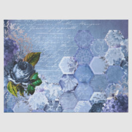 De Seda A Série Blue Bee Design 9 Papel Tissue