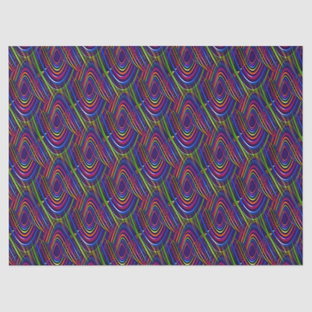 De Seda Abstrato Padrões 63A Papel tecidular (Frente )