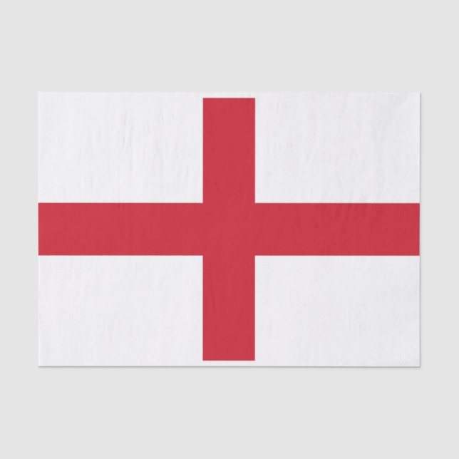 De Seda Bandeira do Papel Tecido da Inglaterra (Frente )
