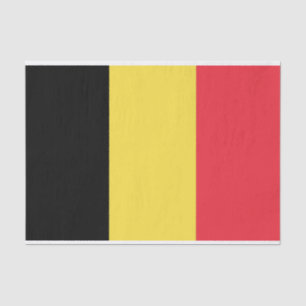 De Seda Bandeira do Papel Tecidual da Bélgica