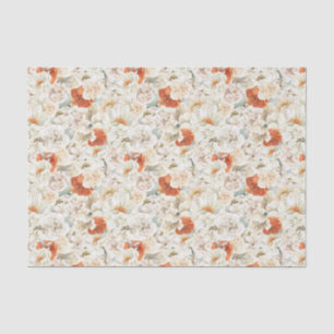De Seda Boho Floral Greenery   Papel Tissue Personalizado