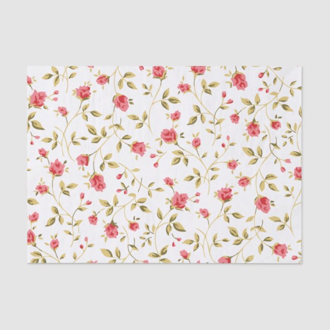 De Seda Bonito em Papel Tecido Rosa Rosado (Frente )