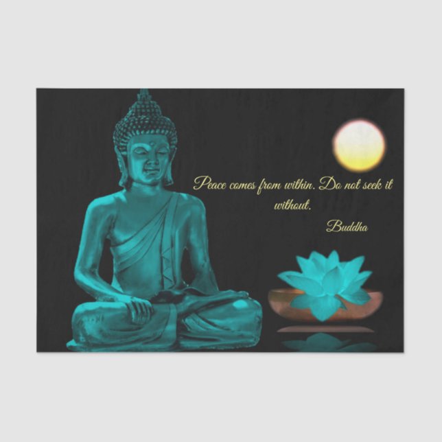 De Seda Buda - Papel Tecido (Frente )