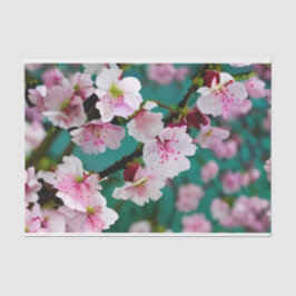 De Seda Cherry Blossom - Papel Tecido
