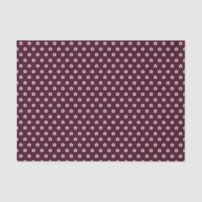 De Seda Cherry Blossom - Papel Tecido (Frente )
