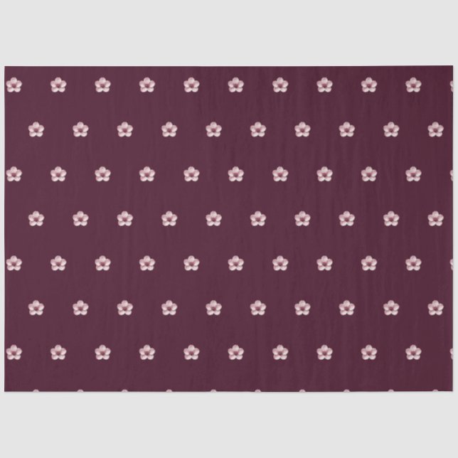 De Seda Cherry Blossom - Papel Tecido (Frente )
