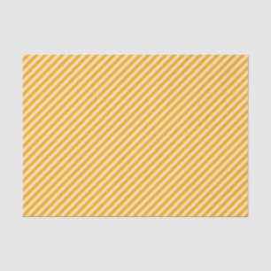 De Seda Chic & Classy Amarelo & Creme Papel Tecido com Ras