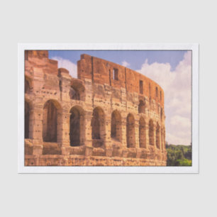 De Seda Colosseum Roma, Itália - Papel Tecido