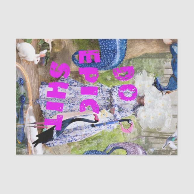 De Seda Do Epic S##T Papel para tecidos (Frente )