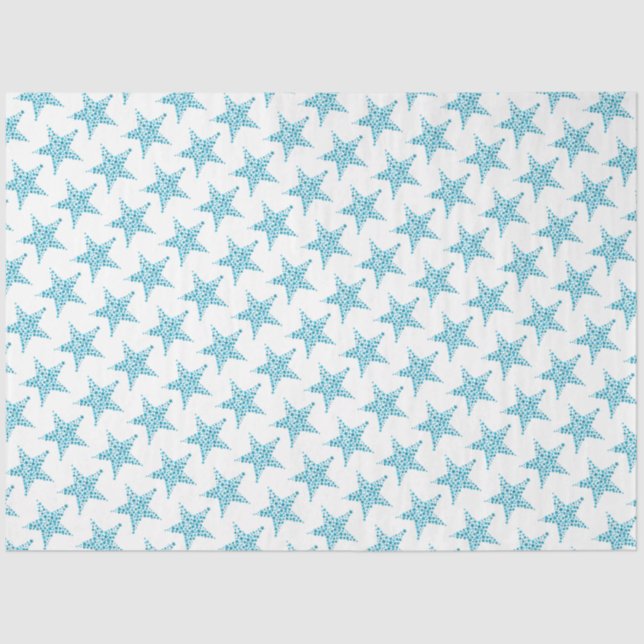 De Seda Estrela do Papel Tecidual das Estrelas (Frente )