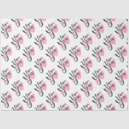 De Seda Eu Te Amo Papel Tecidual