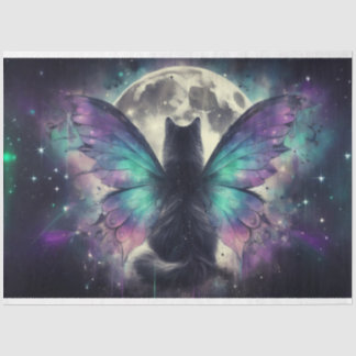 De Seda Fada Aurora, Papel Tecido Gato