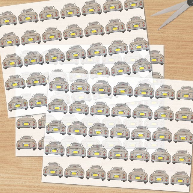 De Seda Figuras Topaz Mist Figaro Car Papel Tecido (Topaz Mist Figaro Car Tissue Paper just for you)