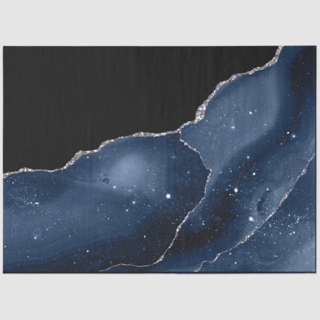 De Seda Galaxy Agate Series Design 21 Papel Tecido (Frente )