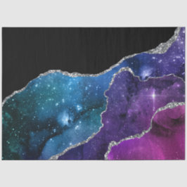 De Seda Galaxy Agate Series Design 23 Tecido Papel