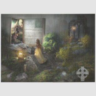 De Seda Gótico Moody Fantasy - Papel para Dissociação