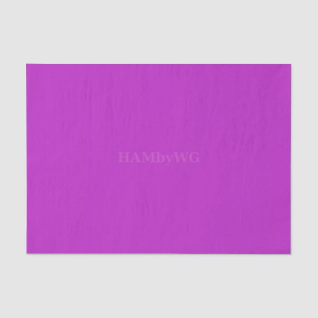 De Seda HAMbyWG - Papel Tecido - Rosa Fuschia (Frente )