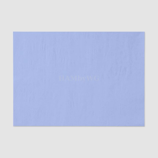 De Seda HAMbyWG - Papel Tecidual - Periwinkle (Frente )