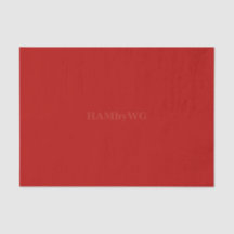 HAMbyWG - Papel tecidular - Redddd