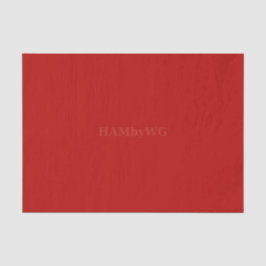 De Seda HAMbyWG - Papel tecidular - Redddd