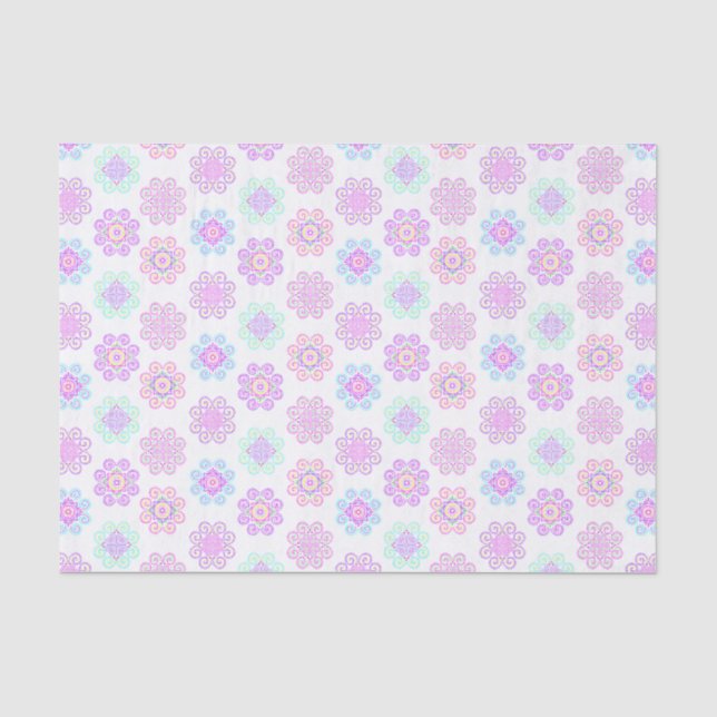 De Seda Hmong Inspirado, Papel Tecidual Brilhante (Frente )