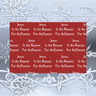 De Seda Jesus é a razão do papel dos tecidos no Natal