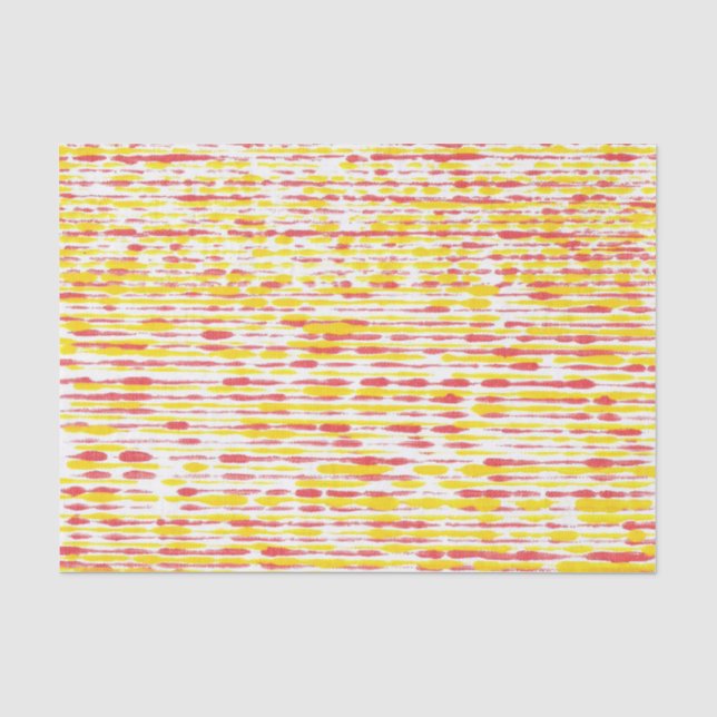 De Seda Laranja Amarelo Colírio Espalha Papel Tecido (Frente )