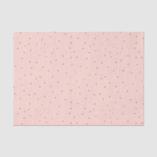 De Seda Lave com papel no tecido da Bolinhas Dourado Rosa