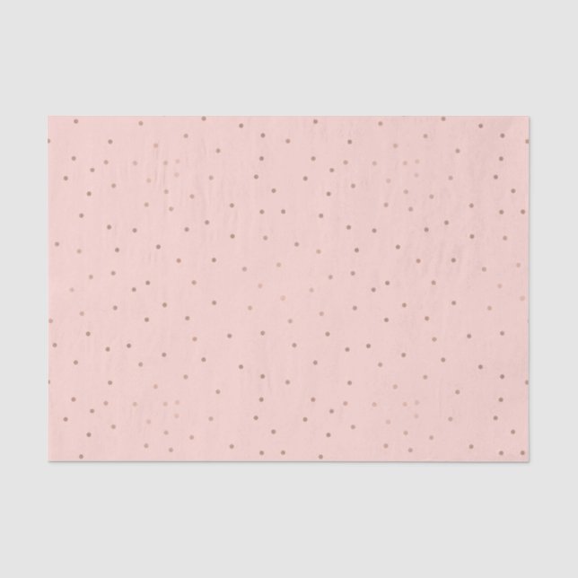 De Seda Lave com papel no tecido da Bolinhas Dourado Rosa (Frente )