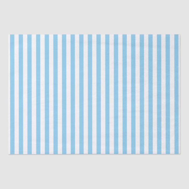 De Seda Livro Azul Bebê E Papel Tecido Com Listras Brancas (Frente )