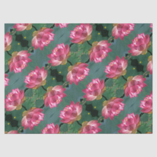 De Seda Lotus Rosa - Papel Teclado