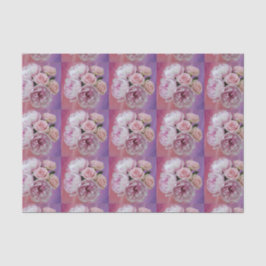 De Seda Luxe Opalescente Rosa Papel Tecido