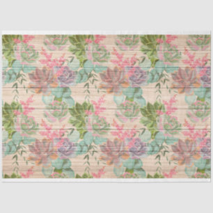 De Seda Madeira Floral Moderno Papel Tecido Popular