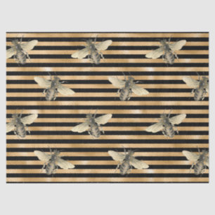 De Seda Mel Bee Series Design 10 Papel Tecido