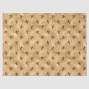De Seda Mel Bee Series Design 13 Papel Tecido