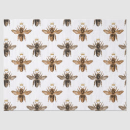 De Seda Mel Bee Series Design 15 Papel Tecido