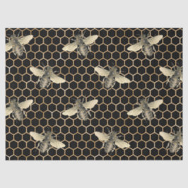 De Seda Mel Bee Series Design 8 Papel Tecido