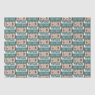 De Seda Nascer em papel tecidular 1983