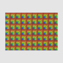 De Seda O Arco-Íris Bloqueia Papel Tecidual