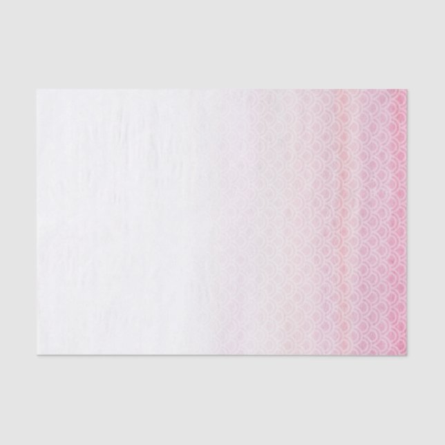 De Seda O Papel Tecido Desvanece-Se A Cor-De-Rosa, Escala  (Frente )