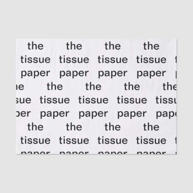 De Seda o papel tissue (Frente )